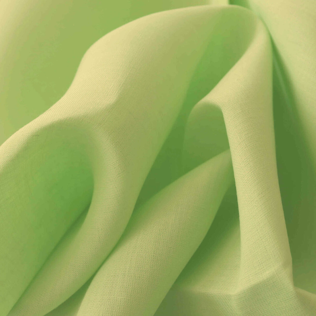 Linen Hemp Fabric - Jade Lime textile image 2