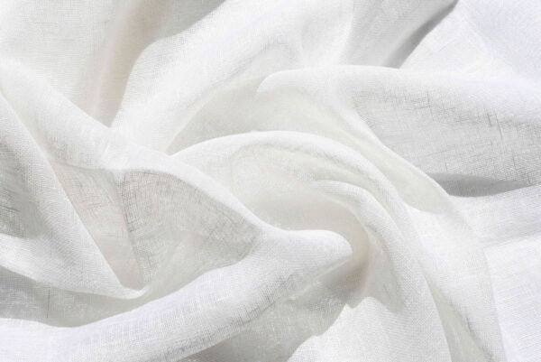 Gauze Hemp Fabric - Off White textile image 2