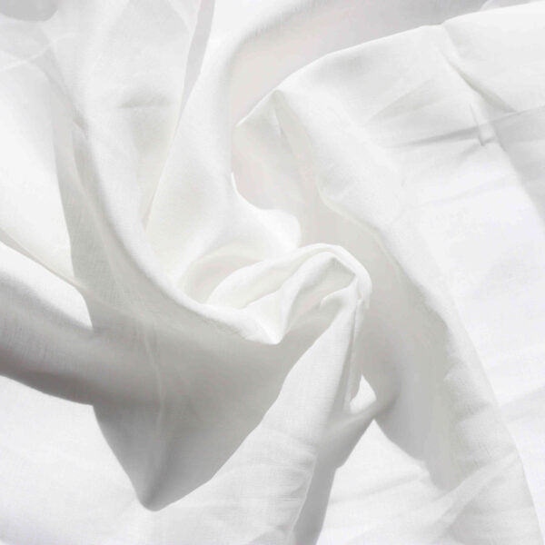 Linen Hemp Fabric - Off White textile image 1