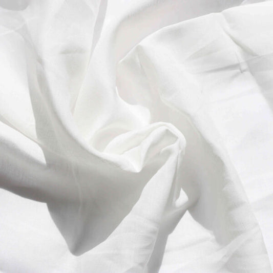 Linen Hemp Fabric - Off White textile image 1