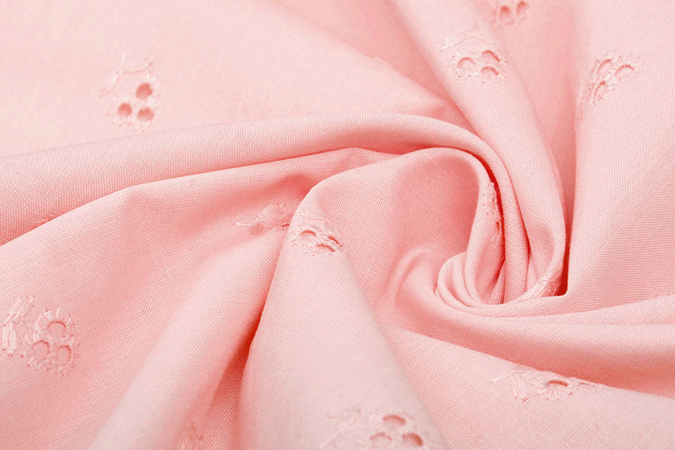 Embroidery Cotton Lily Pink textile image 2