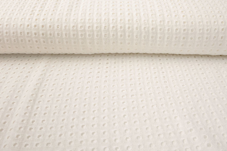 Embroidery Cotton Liv Creme textile image 2