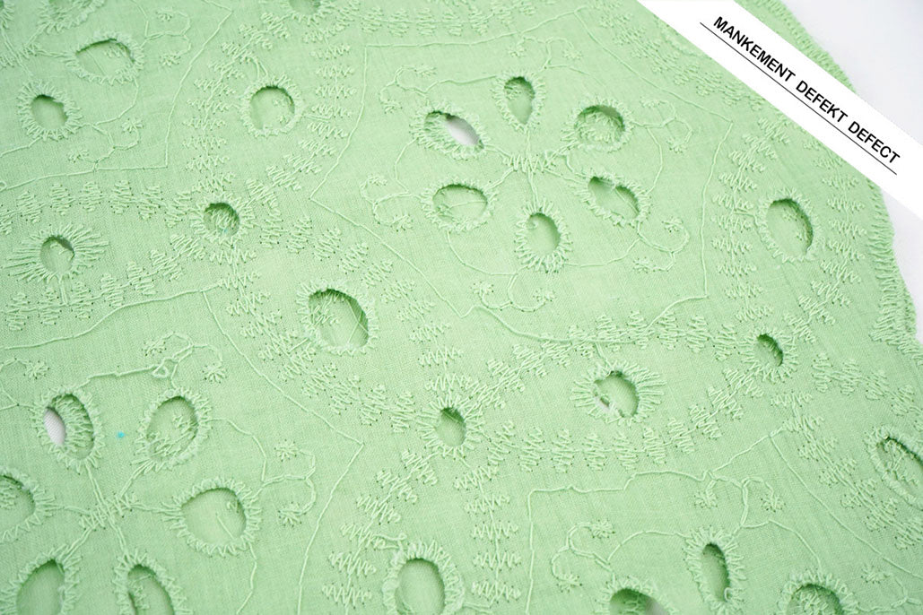 Embroidery Cotton Matunda Green textile image 2
