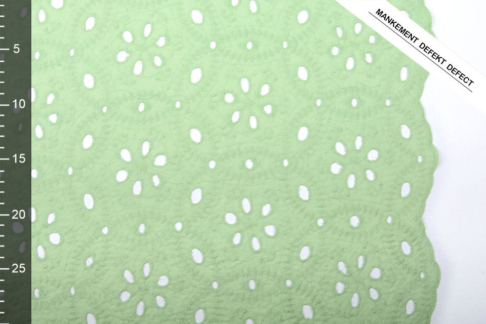 Embroidery Cotton Matunda Green textile image 3