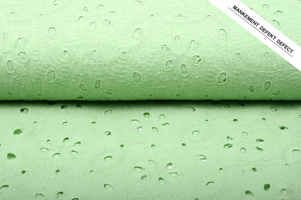 Embroidery Cotton Matunda Green textile image 4