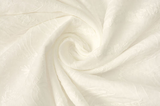Embroidery Cotton Misty Creme - 100% Cotton, ± 130-135 cm, ± 110-130 gram/m²