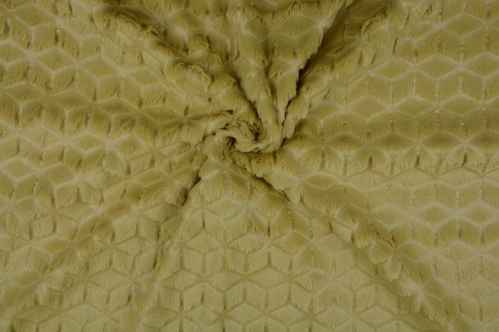 Fantasy Fur Ocher - 100% Polyester, 145/150 cm, ± 270 gram/m²