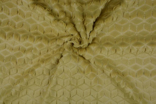 Fantasy Fur Ocher - 100% Polyester, 145/150 cm, ± 270 gram/m²