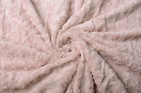 Hairy Fur Astranimo Powder Pink - 100% Polyester, ± 140 cm, ± 350 gram/m²