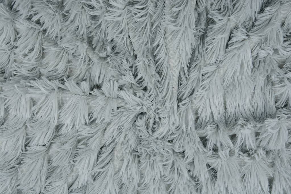 Hairy Fur Line Grey - 100% Polyester, 145/150 cm, ± 240 gram/m²
