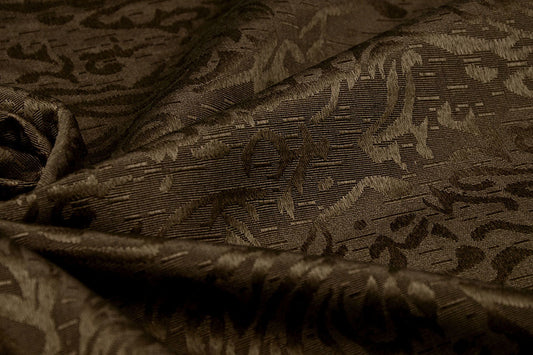 Jacquard Viscose Mocha Brown - 80% Polyester 20% Viscose, 145 cm, ± 165 gram/m²