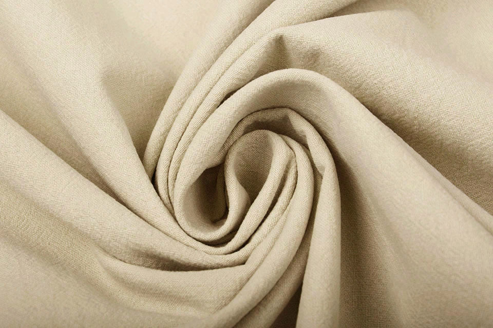 100% Washed Cotton Beige - 100% Cotton, ± 140 cm, ± 140 gram/m²
