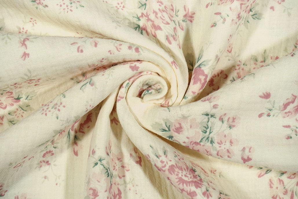 Double Gauze Flowers Lunora secondary textile image