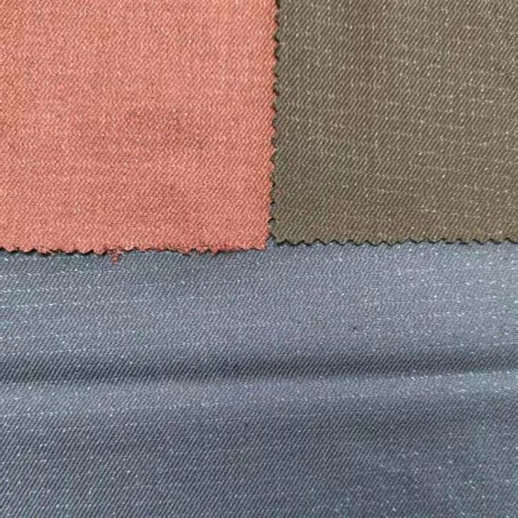 Polyester Rayon Stretch Lustre Suit Fabric textile image 1