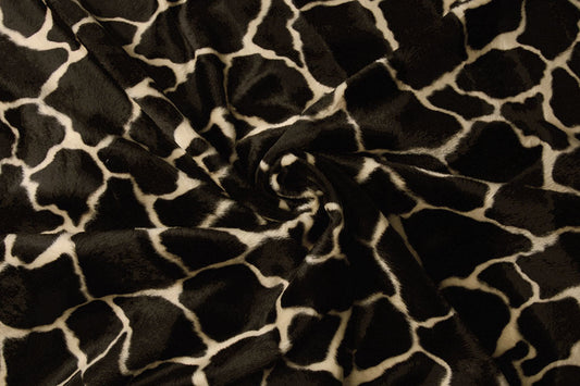 Velboa Giraf - 100% Polyester, ± 140/150 cm, ± 250 gram/m²