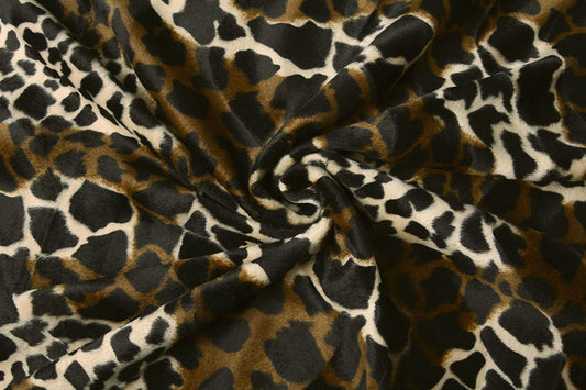 Velboa Panterprint - 100% Polyester, ± 140/150 cm, ± 250 gram/m²