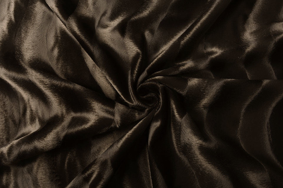 Velboa Uni Dark Brown - 100% Polyester, ± 140/150 cm, ± 250 gram/m²