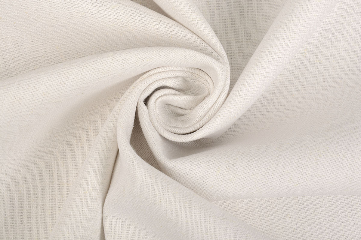 Viscose Linen Off-white - 70% Linen 30% Viscose, ± 140 cm, ± 185 gram/m²