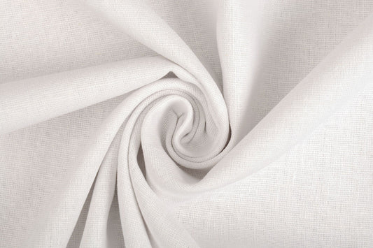 Viscose Linen White - 70% Linen 30% Viscose, ± 140 cm, ± 180 gram/m²