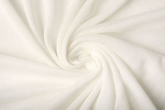 Voile Jersey Off-white - 100% Viscose, ± 120 cm, ± 75 gram/m²