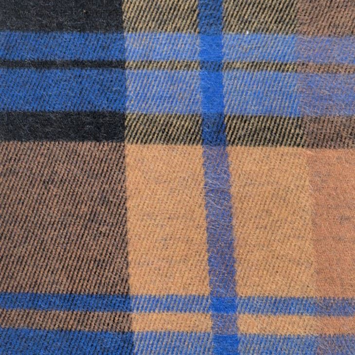 Wool Like Plaid Fabric textile image 1