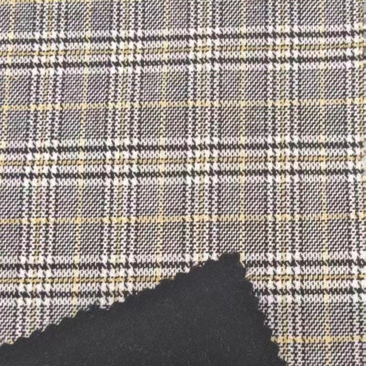Yarn-dyed Double Layer Check Fabric textile image 1