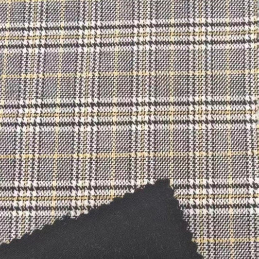 Yarn-dyed Double Layer Check Fabric textile image 1