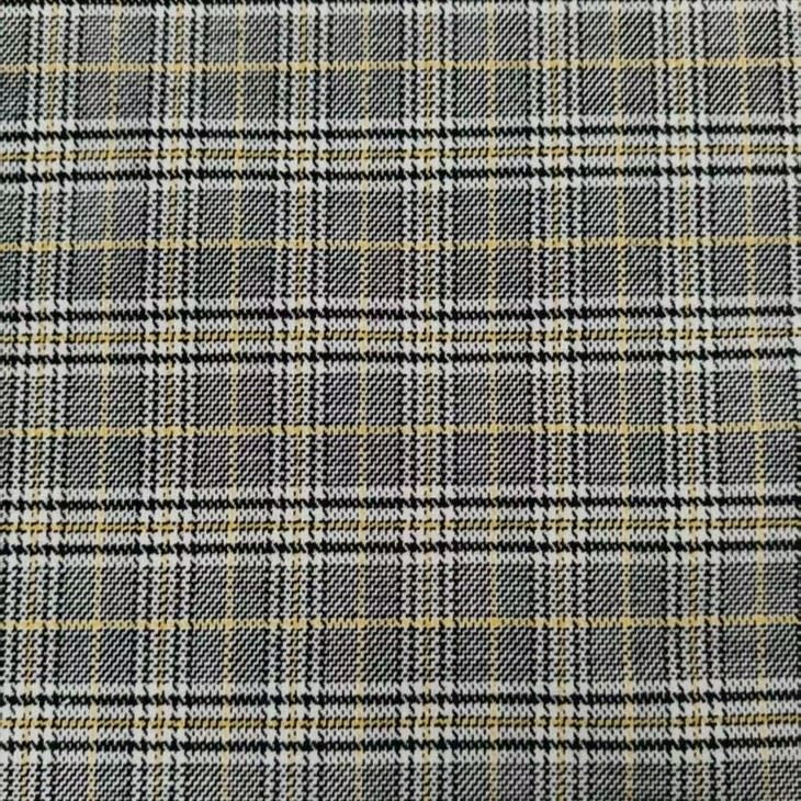Yarn-dyed Double Layer Check Fabric textile image 2